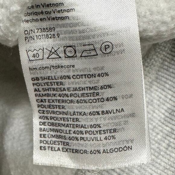 H&M Maison Degli Artisti Gray Sweatshirt XL Rome 1924 Graphic Pullover Unisex - Picture 5 of 7